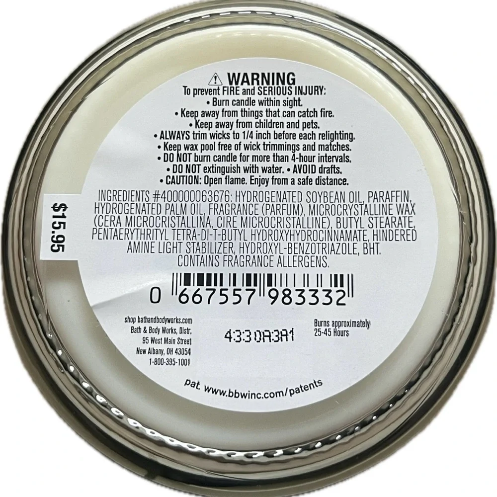 Bath & Body Works Eucalyptus & Lavender Candle & Hand Cream Set. New with tags.